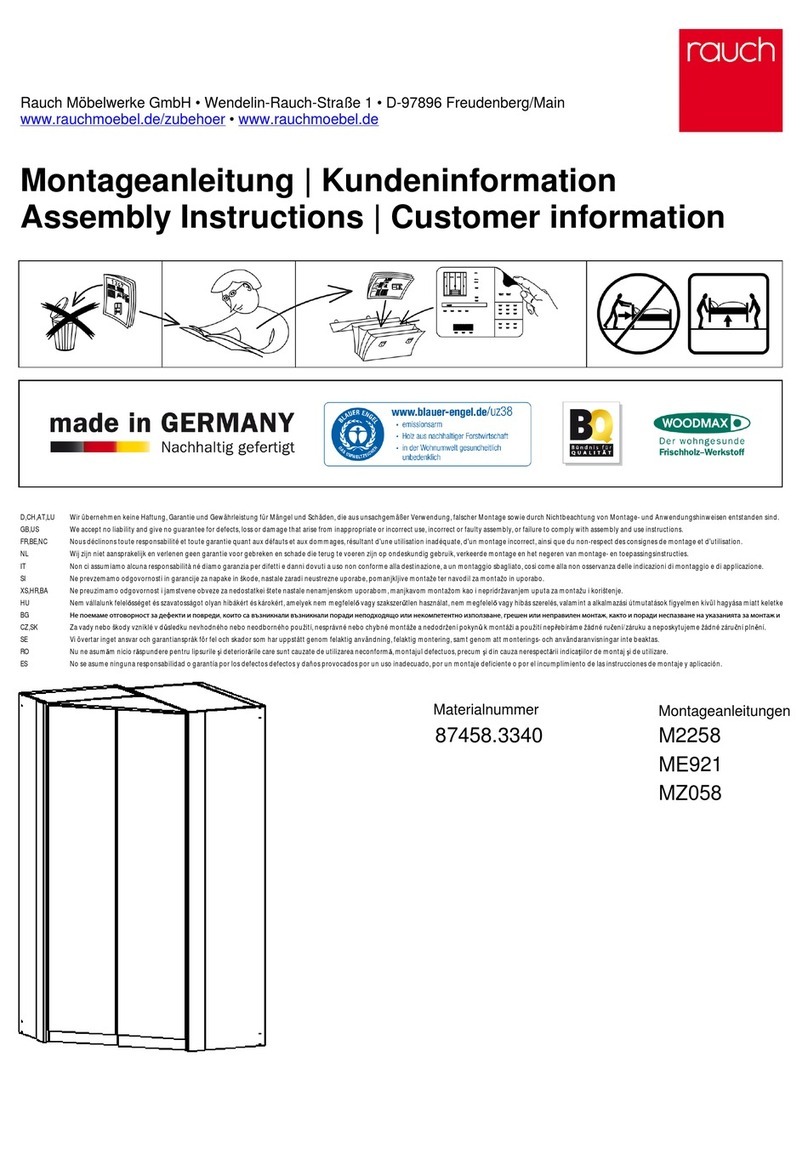 Rauch ME921 Assembly instructions