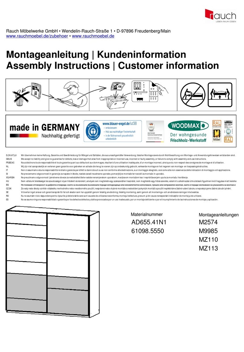Rauch M9985 Assembly instructions