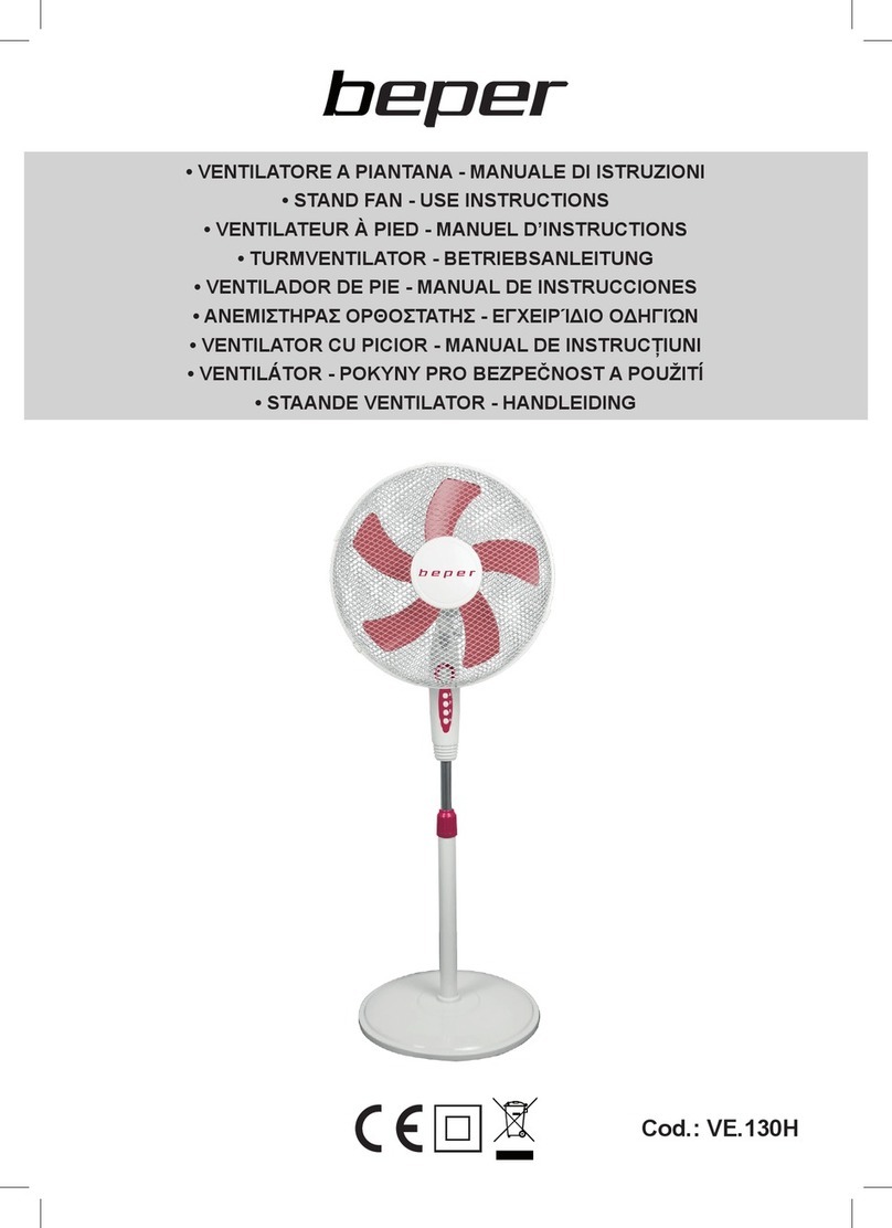 Beper VE.130H Use instruction