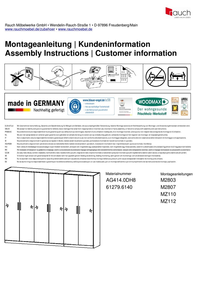 Rauch M2807 Assembly instructions