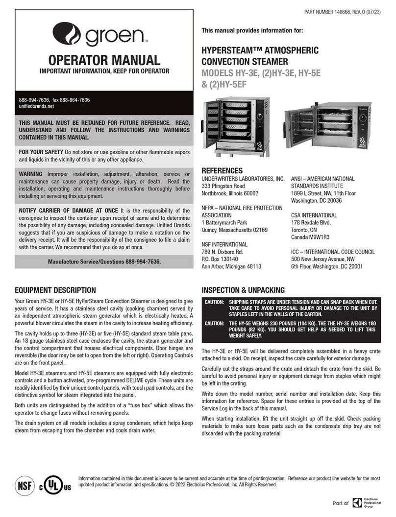 Groen HYPERSTEAM (2)HY-5EF User manual