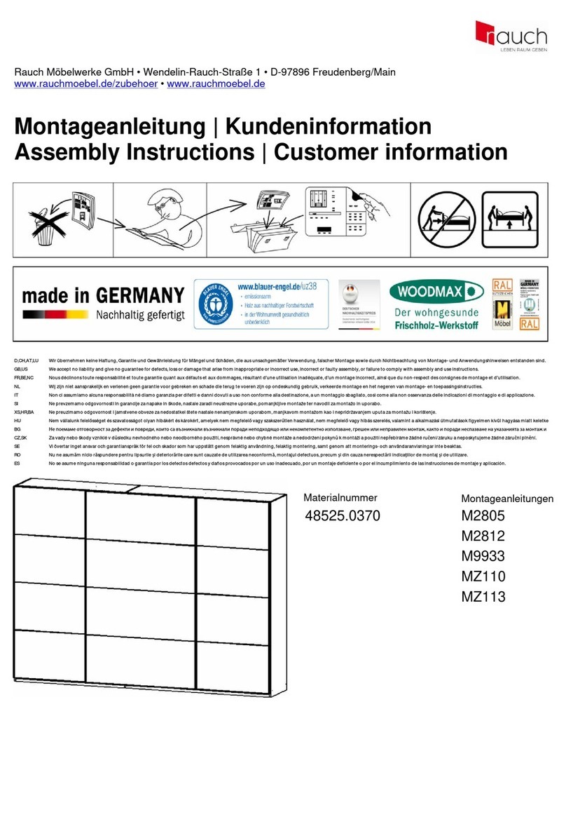 Rauch M2805 Assembly instructions