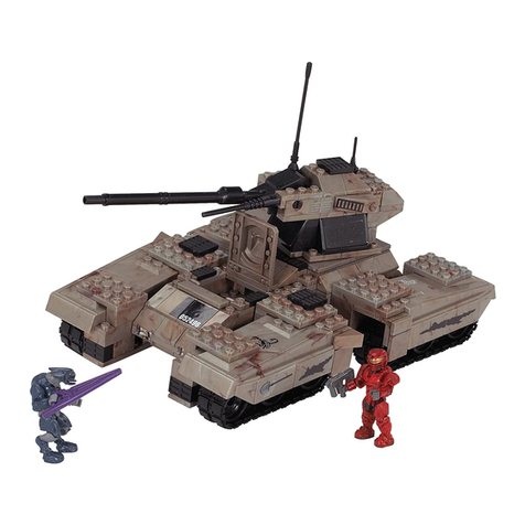 Mega Bloks HALO WARS UNSC Scorpion 96807 Assembly instructions