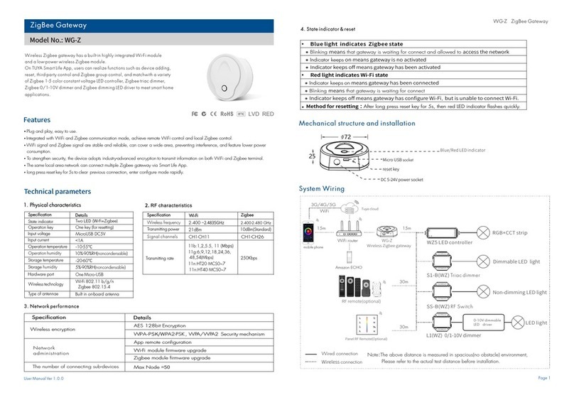SKYDANCE WG-Z User manual