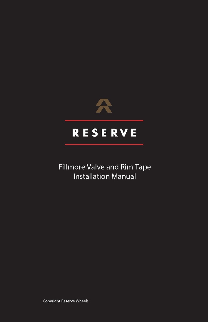 RESERVE Fillmore Valve installation manual