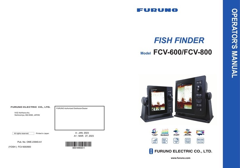 Furuno FCV-600 Operator's manual