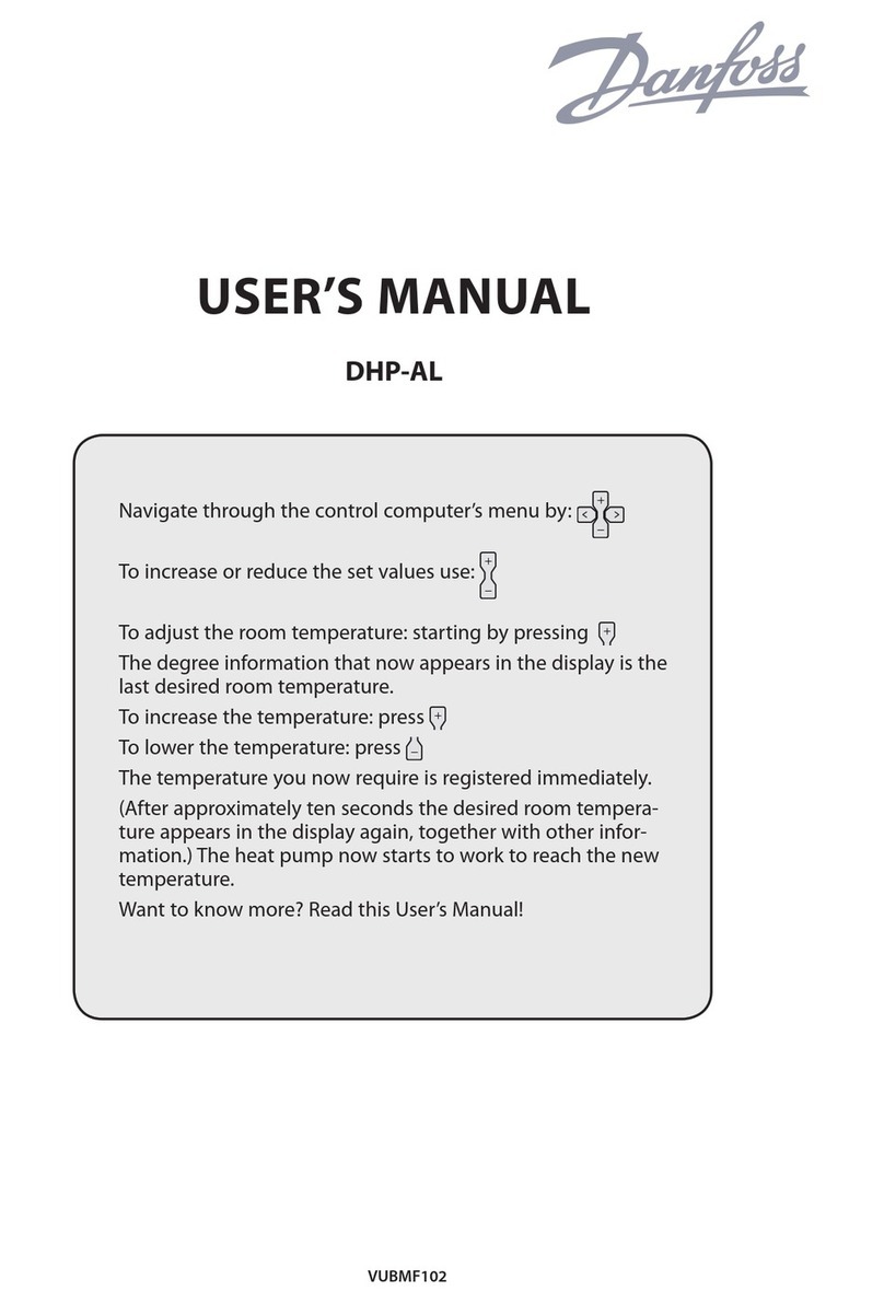 Danfoss DHP-AL User manual Danfoss DHP-AL User manual
