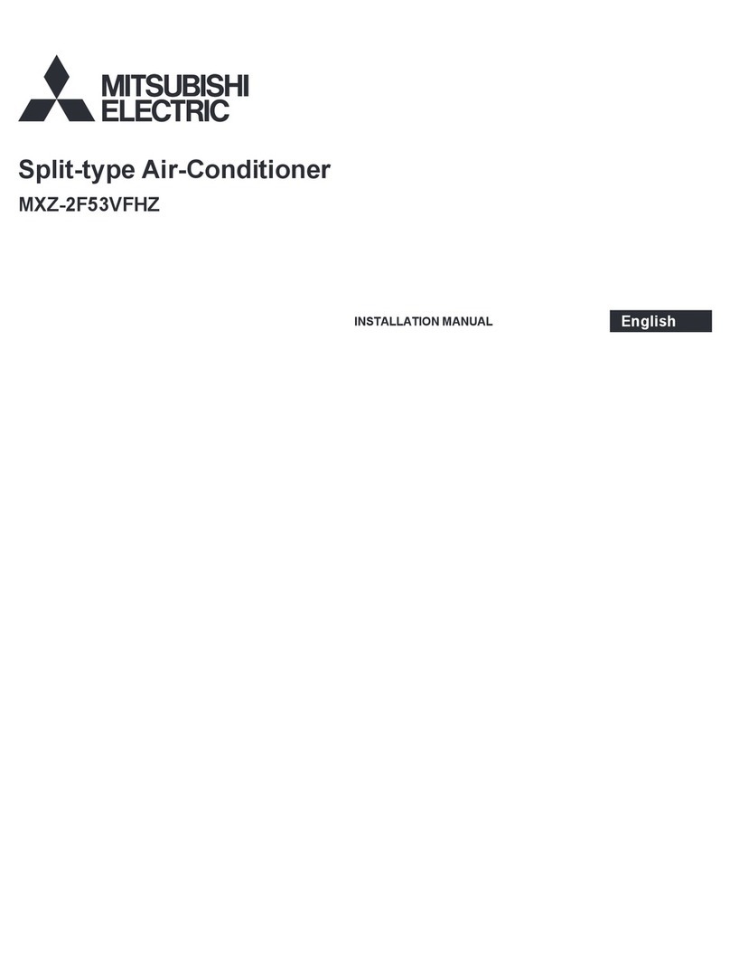 Mitsubishi Electric MXZ-2F53VFHZ User manual