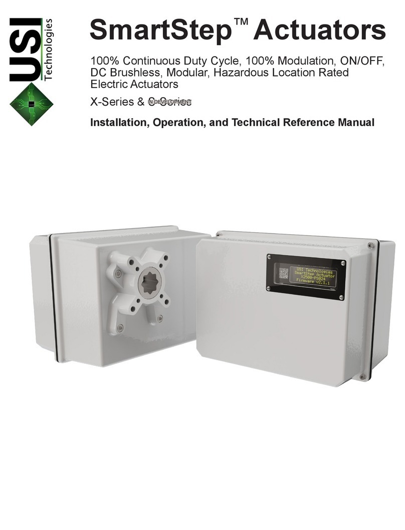 usi SmartStep X Series Installation, operation and technical manual