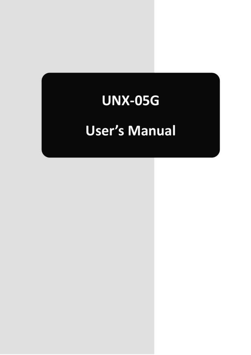 NCXX UNX-05G User manual