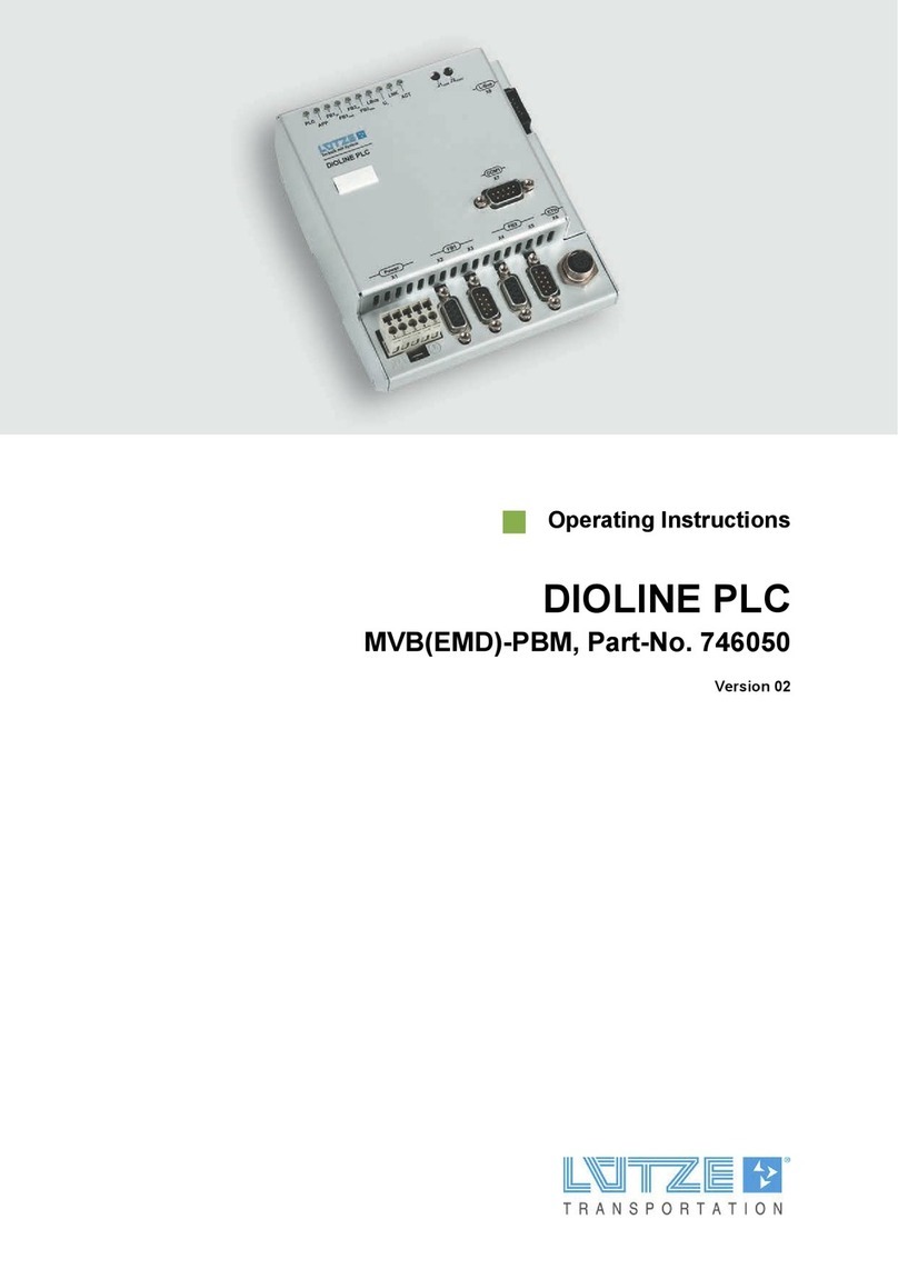 Lütze DIOLINE PLC User manual