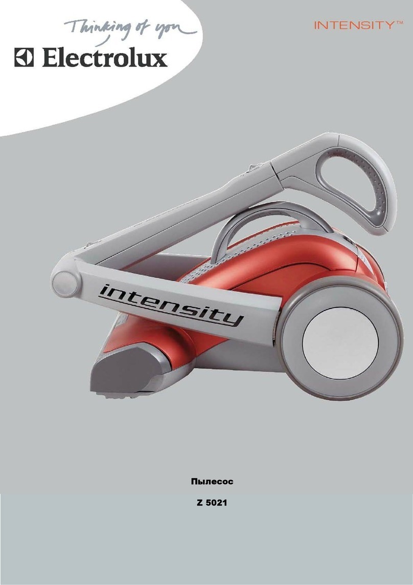 Electrolux INTENSITY Z 5021 User manual