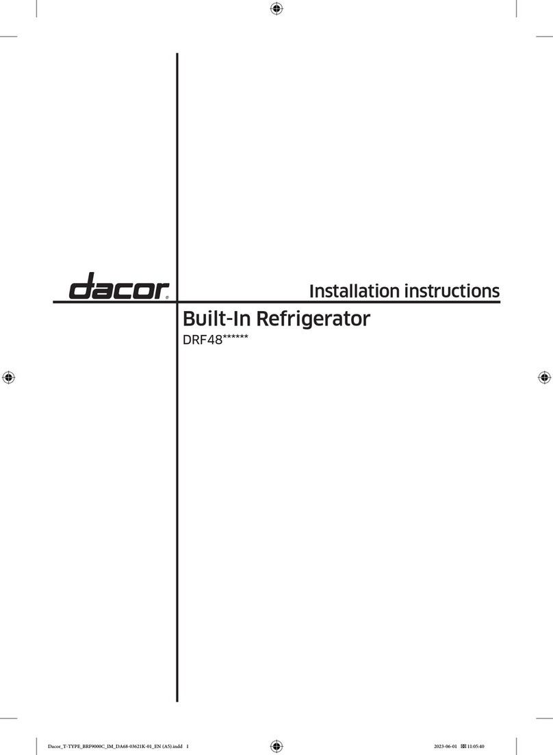 Dacor DRF48 Series User manual