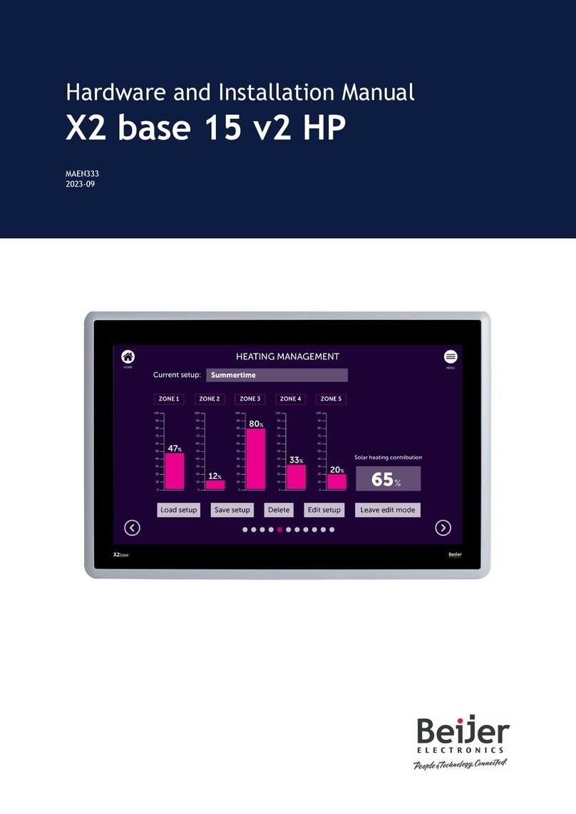 Beijer Electronics X2 base 15 v2 HP User manual