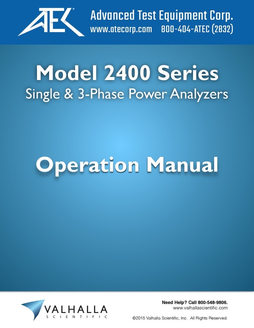 Arec 2400 Series Operation manual
