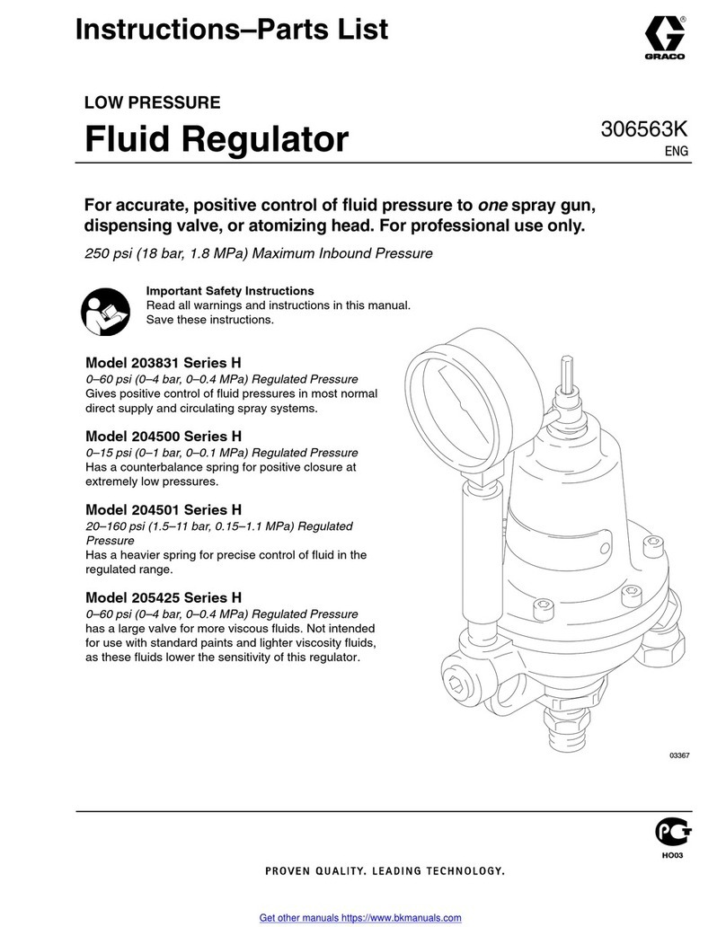Graco H Series Instructions-parts list