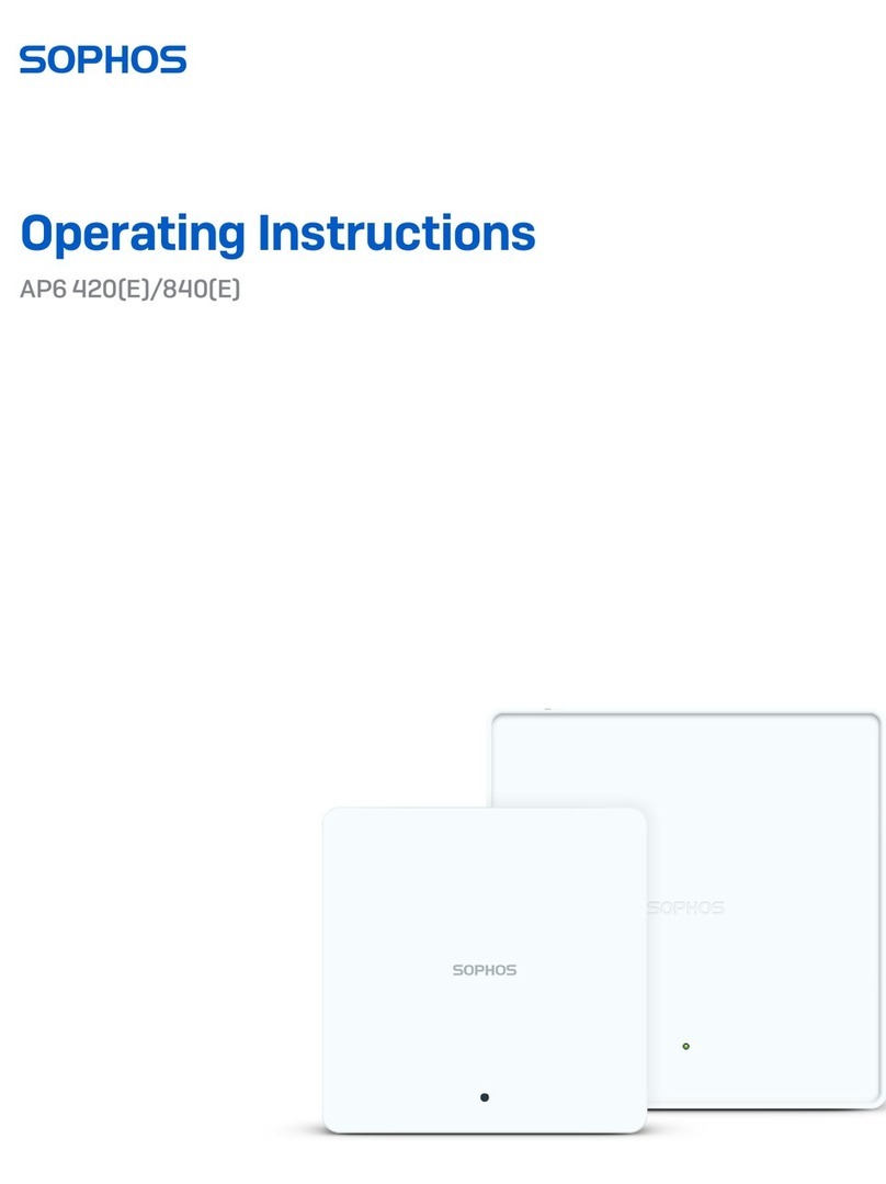Sophos AP6 Series operating instructions