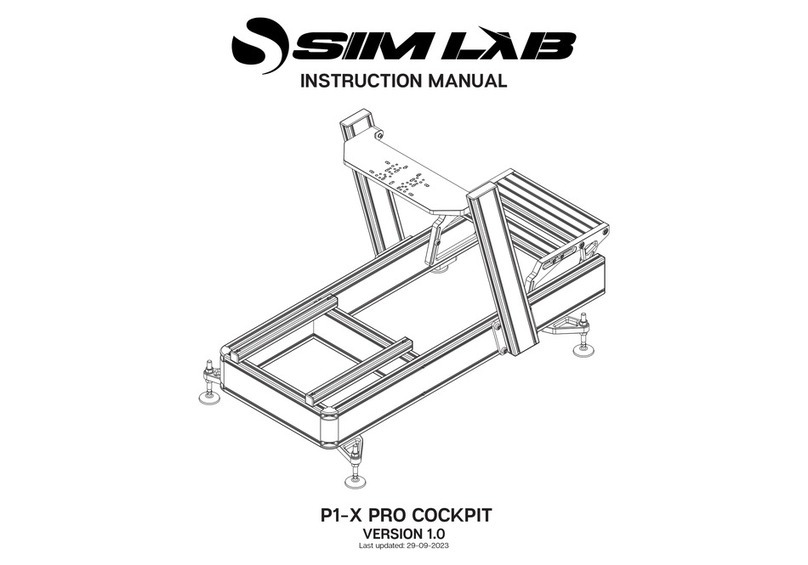 Sim-Lab P1-X PRO COCKPIT instruction manual