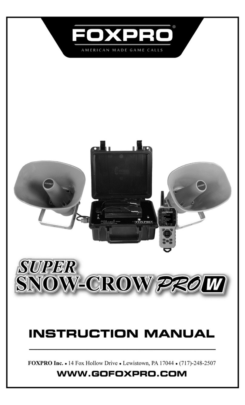 Foxpro SUPER SNOW-CROW PRO W User manual