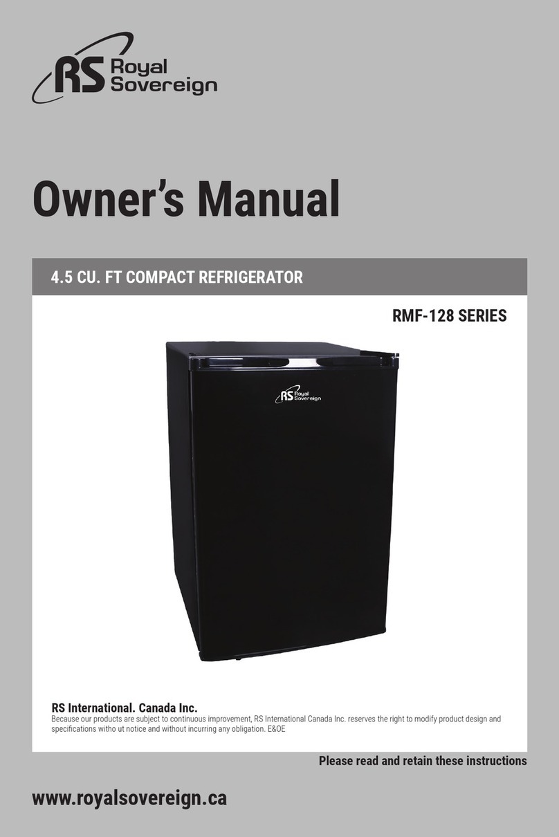 Royal Sovereign RMF-128 Series owner's manual