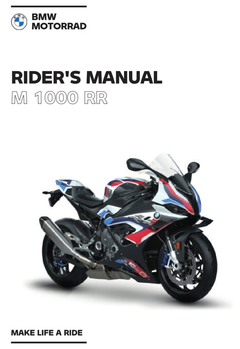 BMW Motorrad M 1000 RR 2022 Rider's manual
