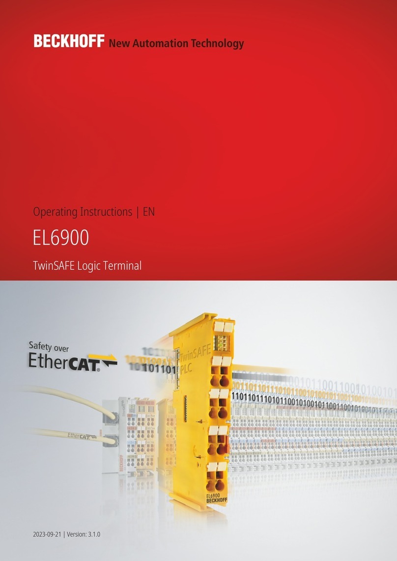 Beckhoff EL6900 operating instructions