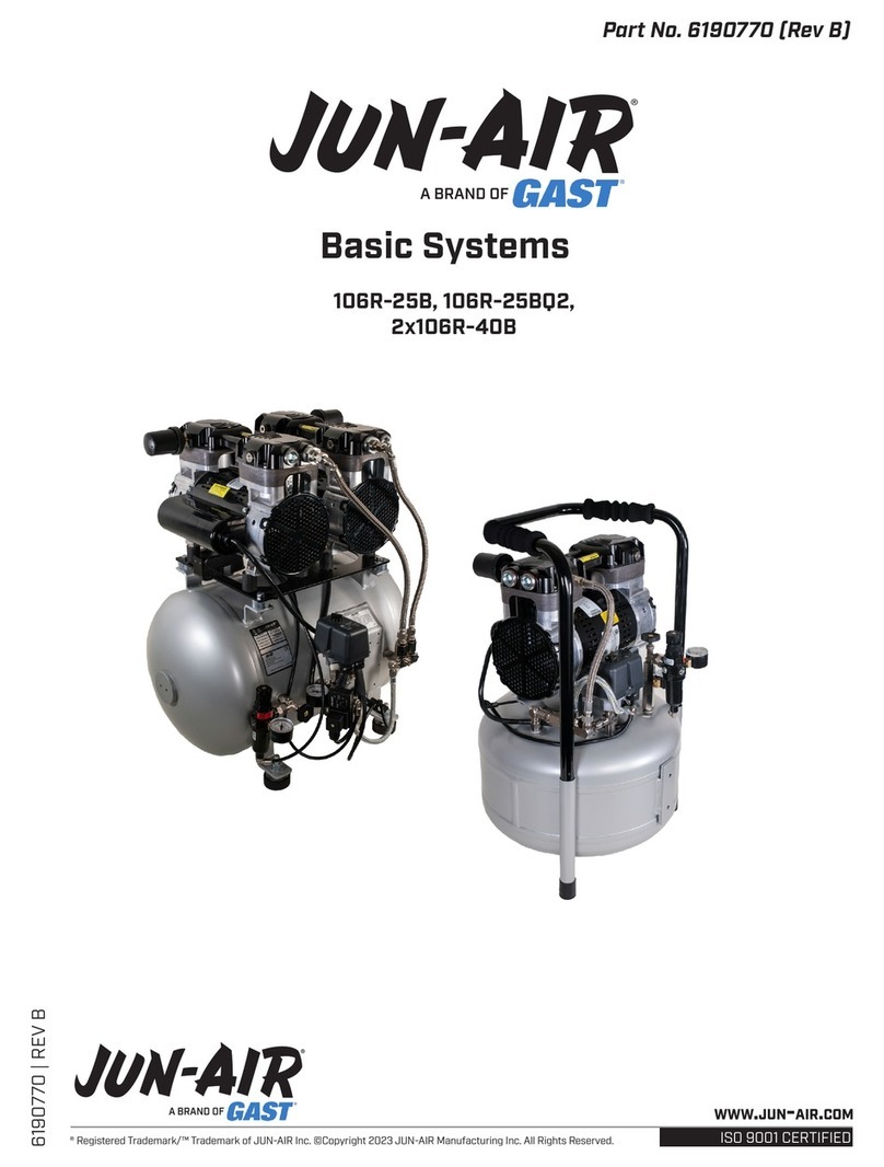 Gast JUN-AIR 106R-25B user guide