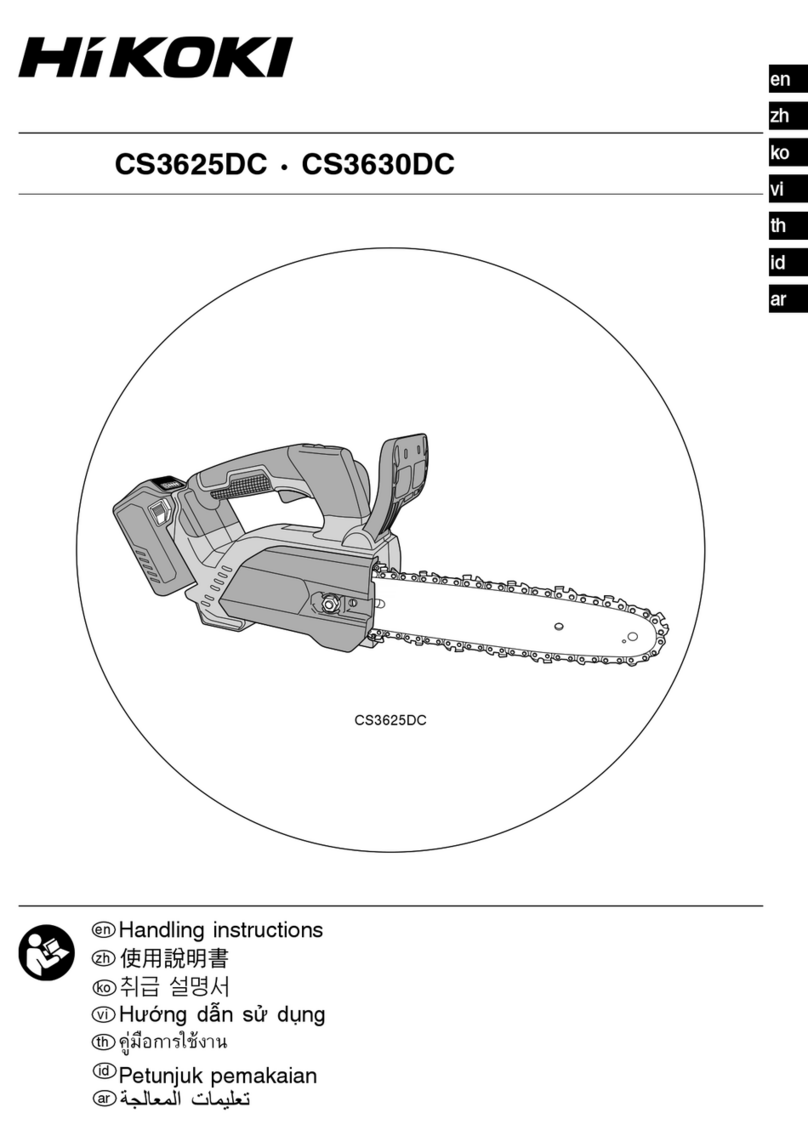 HIKOKI CS 3625DC User manual