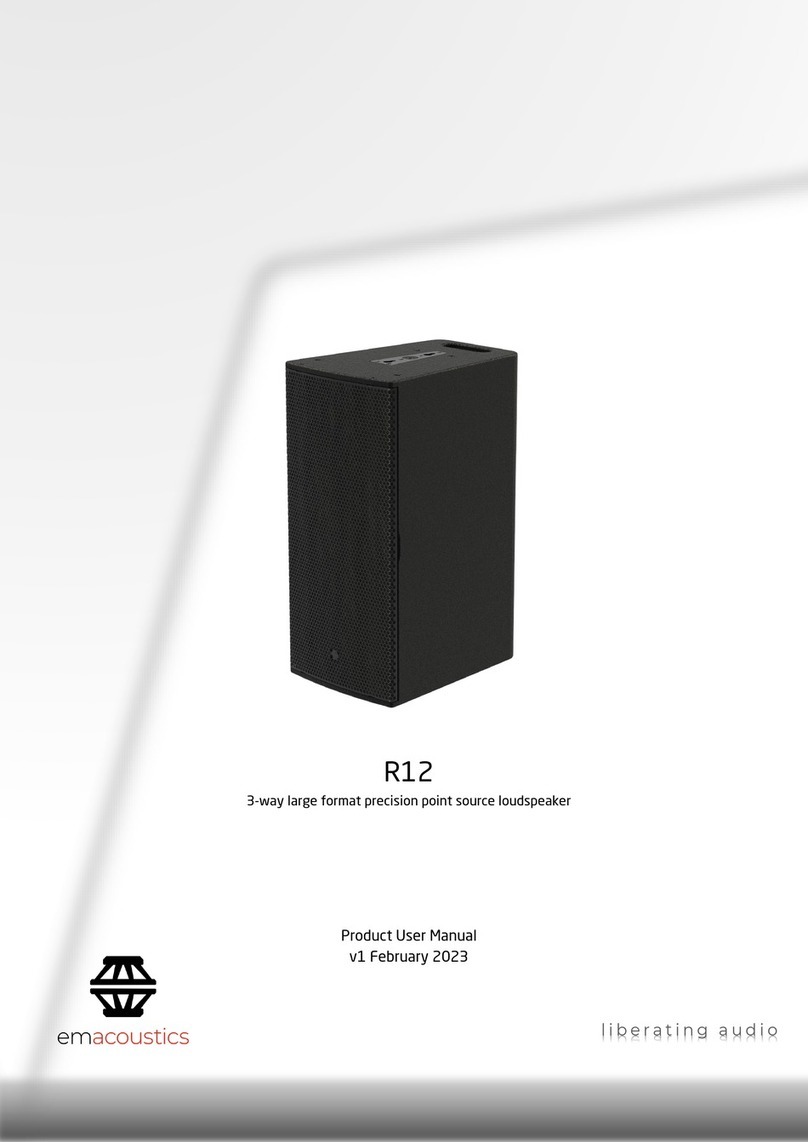 EM Acoustics R12 Operational manual