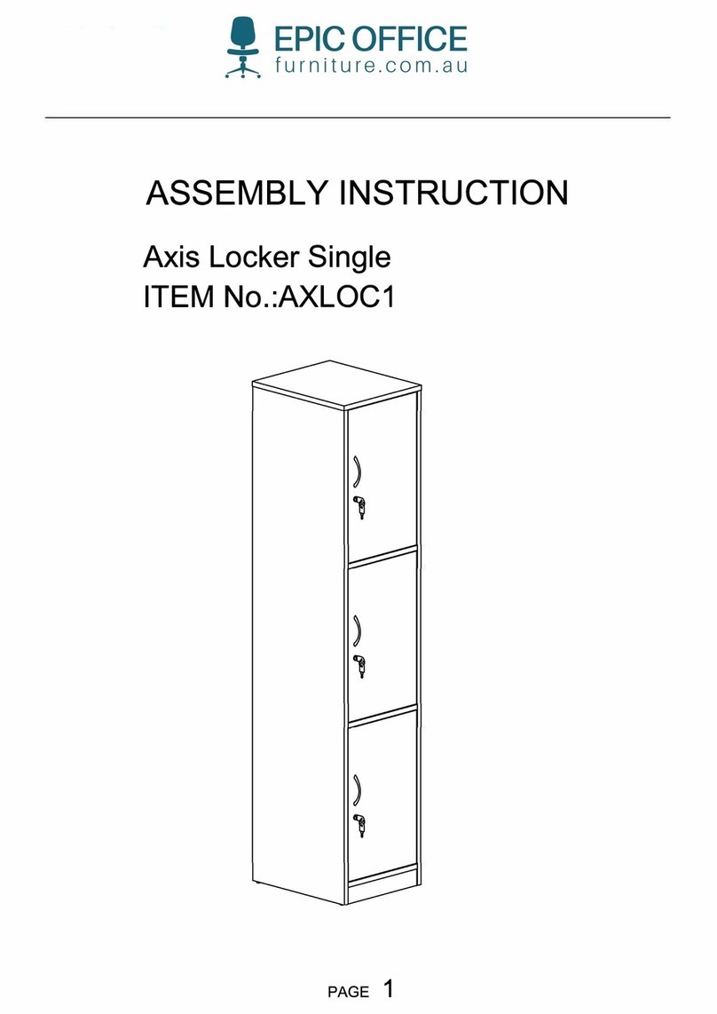 Epic Office Furniture Axis AXLOC1 Assembly instruction