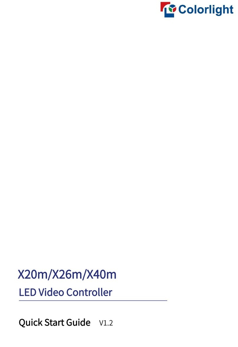 Colorlight X20m User manual