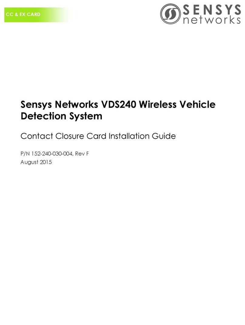 Sensys Networks VDS240 installation guide