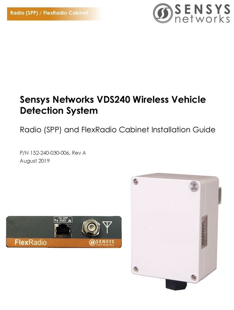 Sensys Networks VDS240 installation guide Sensys Networks VDS240 installation guide