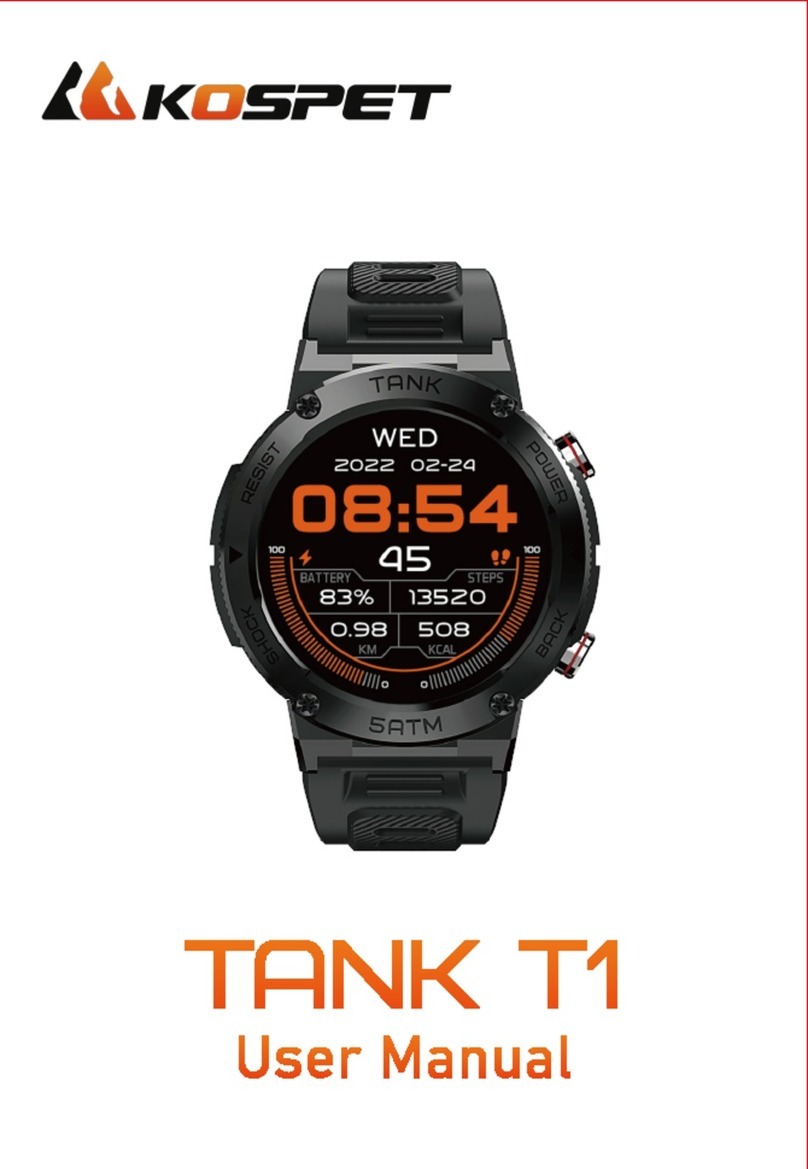 KOSPET TANK T1 user manual