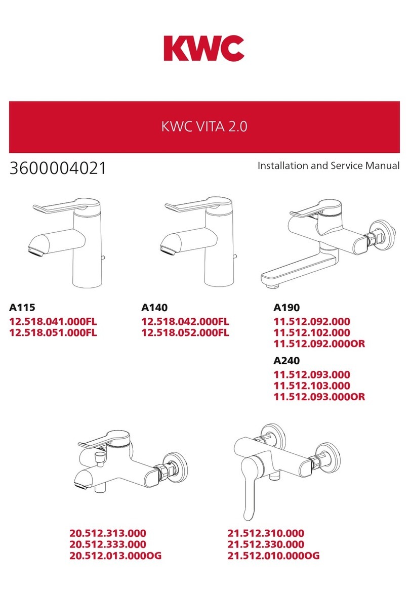 KWC VITA 2.0 A115 12.518.041.000FL Installation and service manual