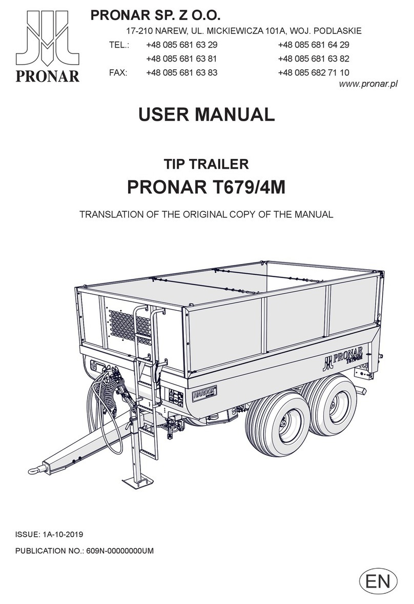 PRONAR T679/4M user manual PRONAR T679/4M user manual