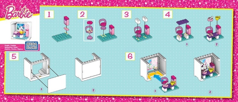Mega Bloks Barbie CNH92 User manual