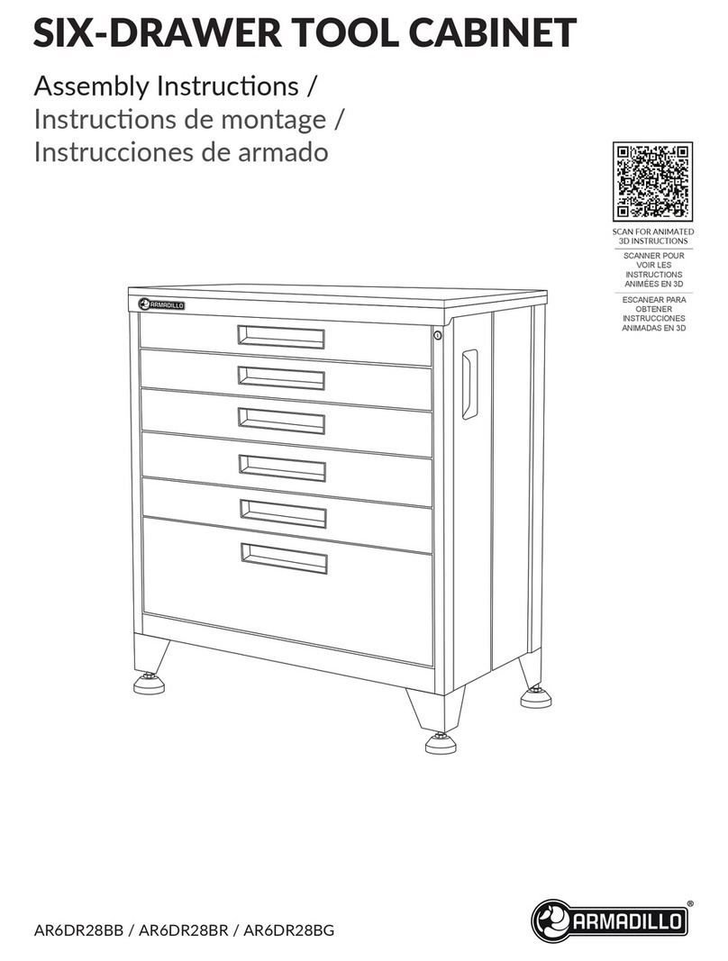 Armadillo AR6DR28BB Assembly instructions Armadillo AR6DR28BB Assembly instructions