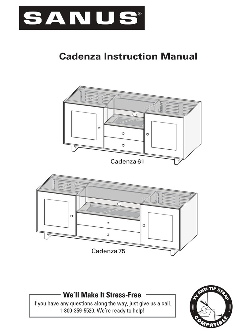 Sanus Cadenza 61 User manual