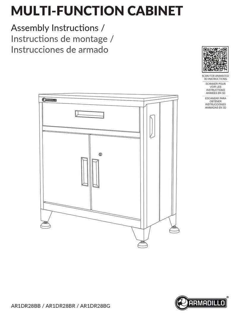 Armadillo AR1DR28BB Assembly instructions