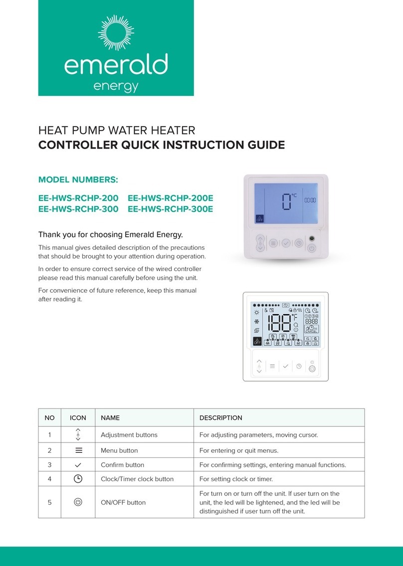 Emerald EE-HWS-RCHP-200 Quick instruction guide