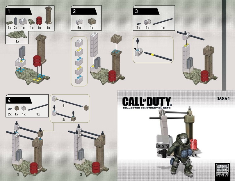 Mega Bloks CALL OF DUTY 06851 User manual