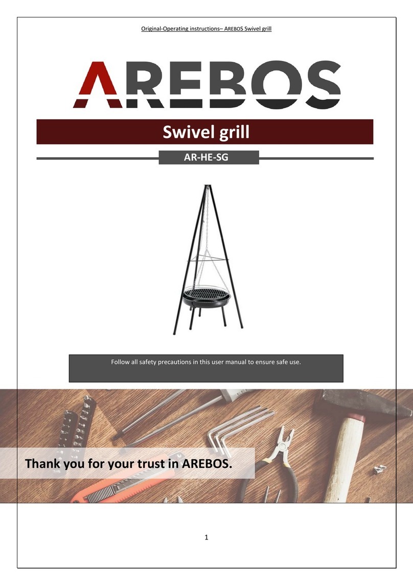 AREBOS AR-HE-SG Original operating instructions