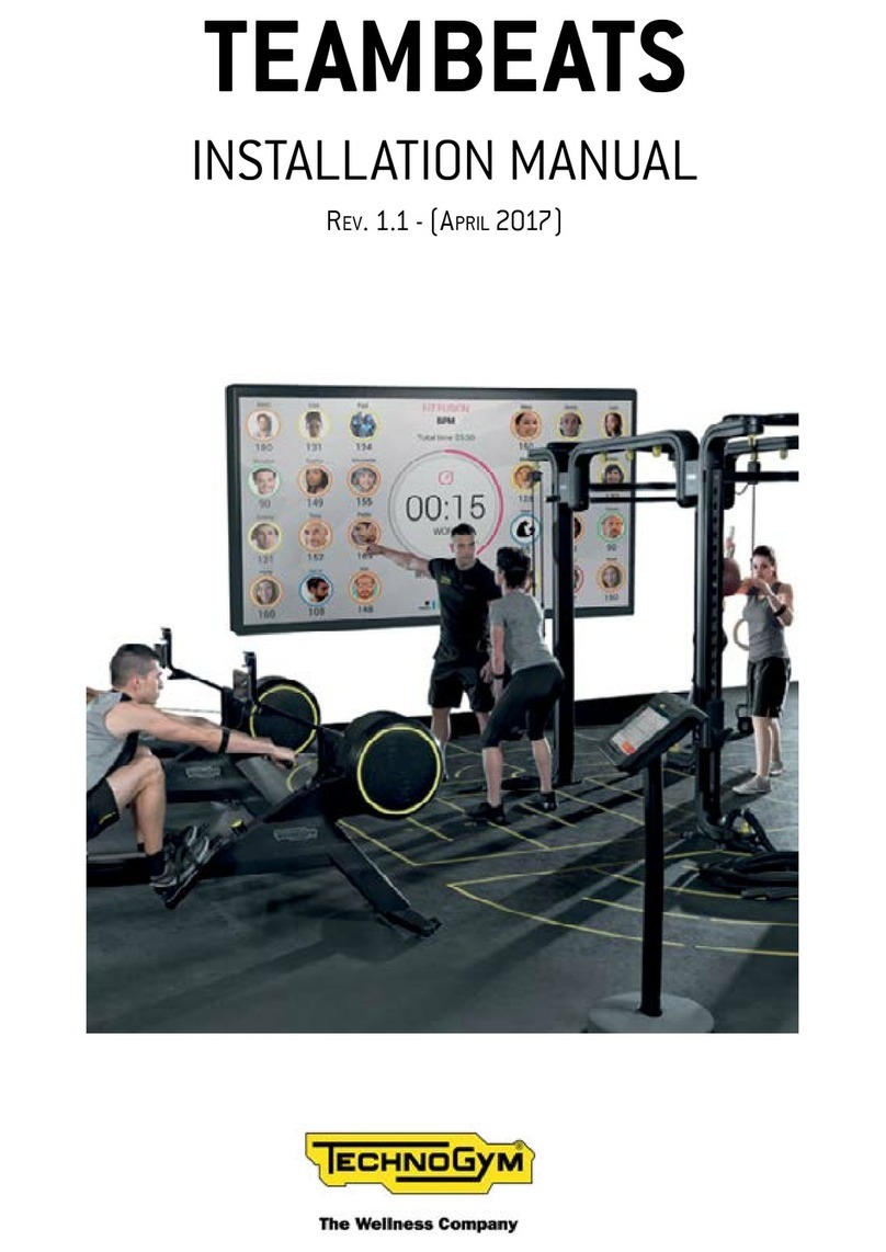 Technogym TEAMBEATS User manual Technogym TEAMBEATS User manual