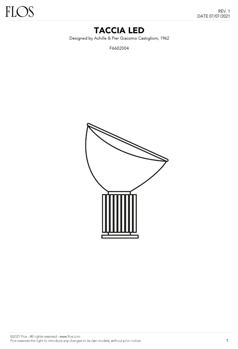 FLOS TACCIA LED F6602004 quick start guide
