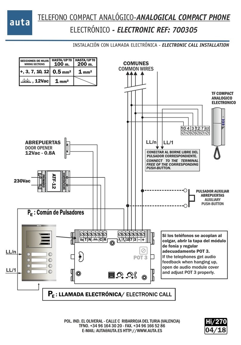 Auta 700305 Installation