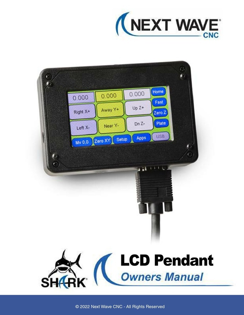 Next Wave CNC LCD Pendant owner's manual