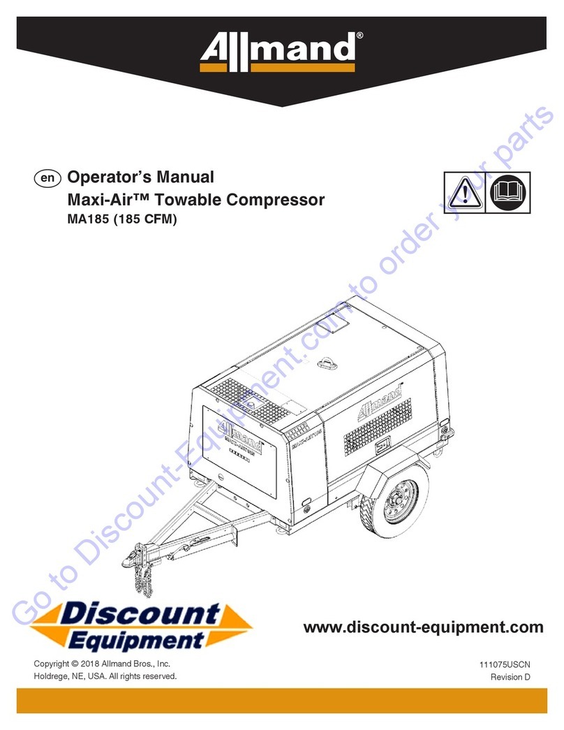 Allmand Maxi-Air MA185 User manual