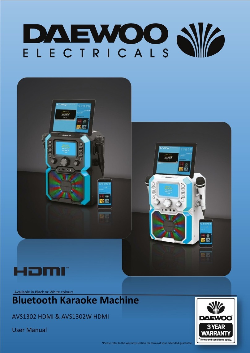 DAEWOO ELECTRONICS AVS1302 HDMI User manual