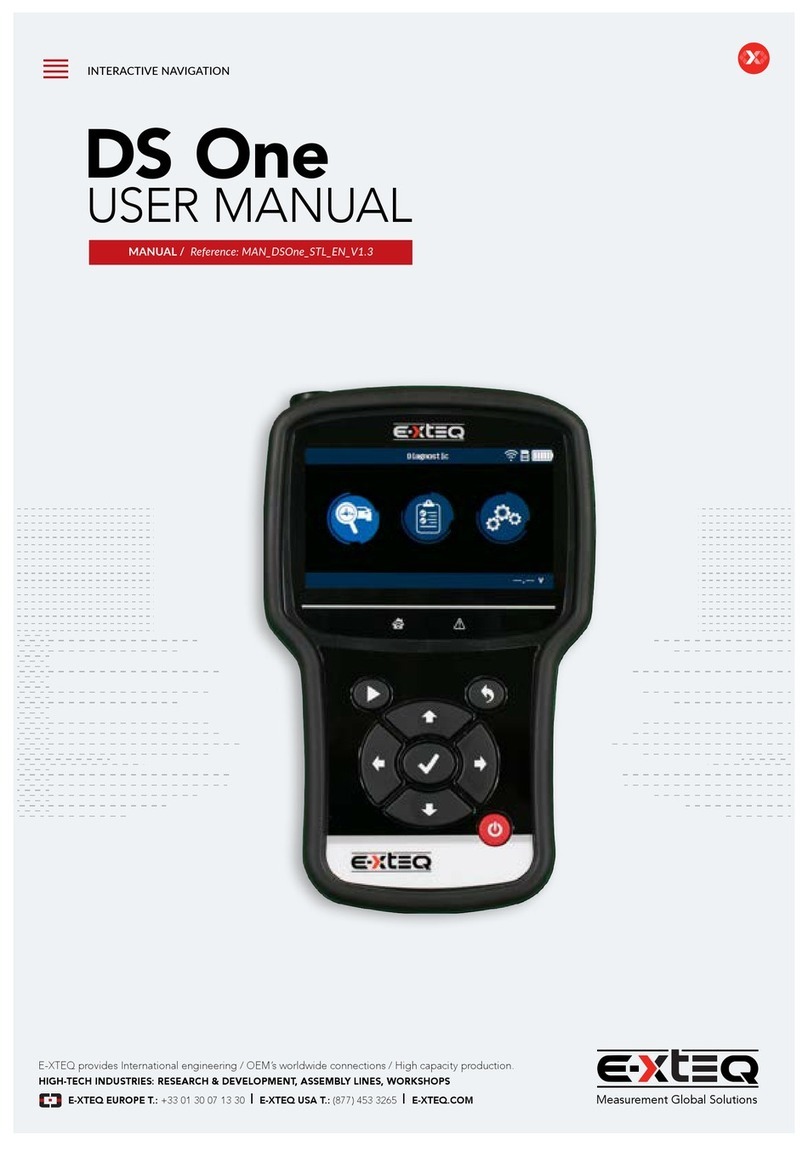 E-XTEQ DS One user manual